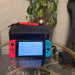 Nintendo Switch with Case & Charger