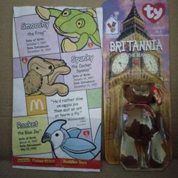 BRITANNIA *RARE* McDONALDS BEANIE BABIE