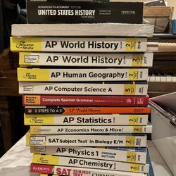 AP SAT STUDY BOOKS excellent Like New Condition 