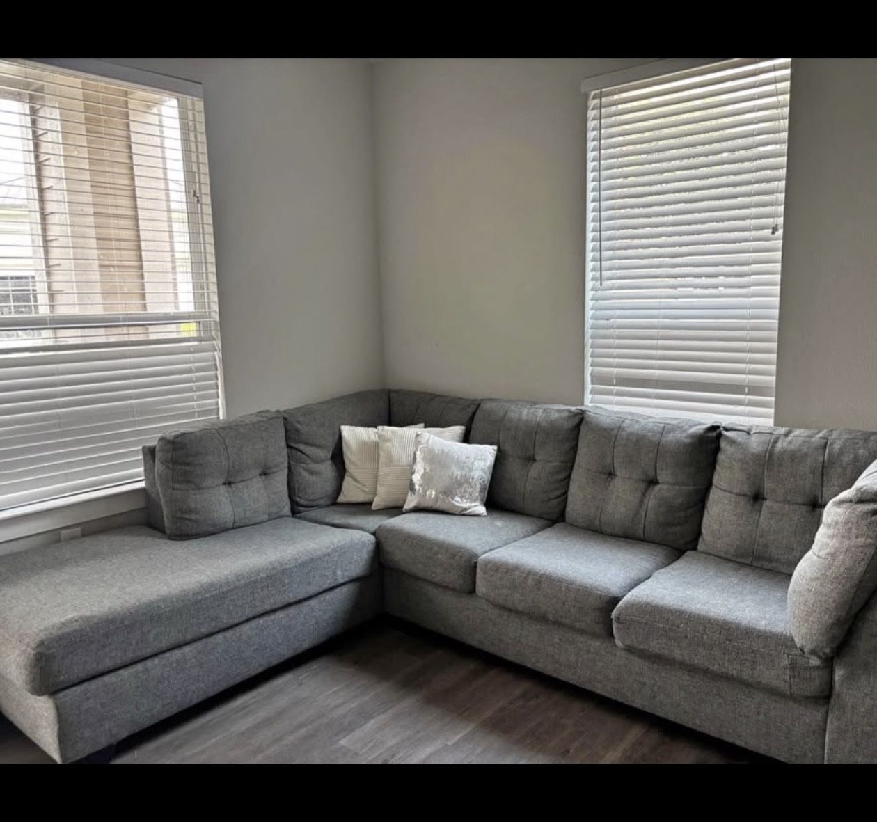 GREY Traditional Sectional 🩶 