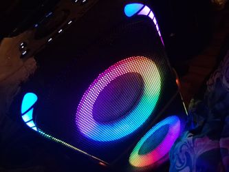 Onn Bluetooth Party Speaker with RGB LED Lights