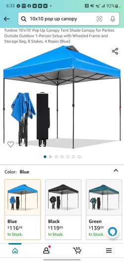 10 X 10 BLUE CANOPY
