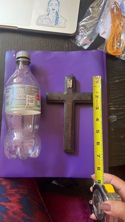 Halloween Cross wood $5