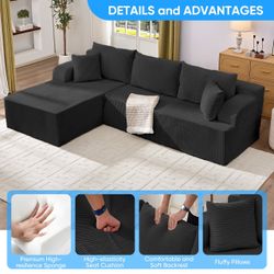 Sectional Sofa with Chaise Lounge