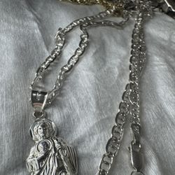 BEAUTIFUL SILVER CHAIN WITH DIAMOND CUT FINSH