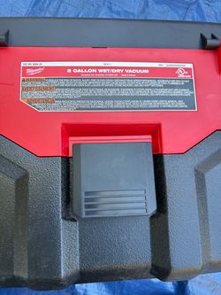 Milwaukee tools vacuum and battery the battery is New the vacuum l only used it once