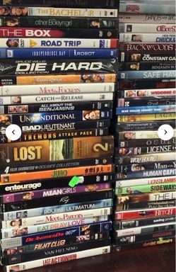 Large Lot of Mixed DVDs Movies and TV