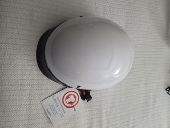 TORC T‑55 Half Helmet – Large – Gloss White – Brand New