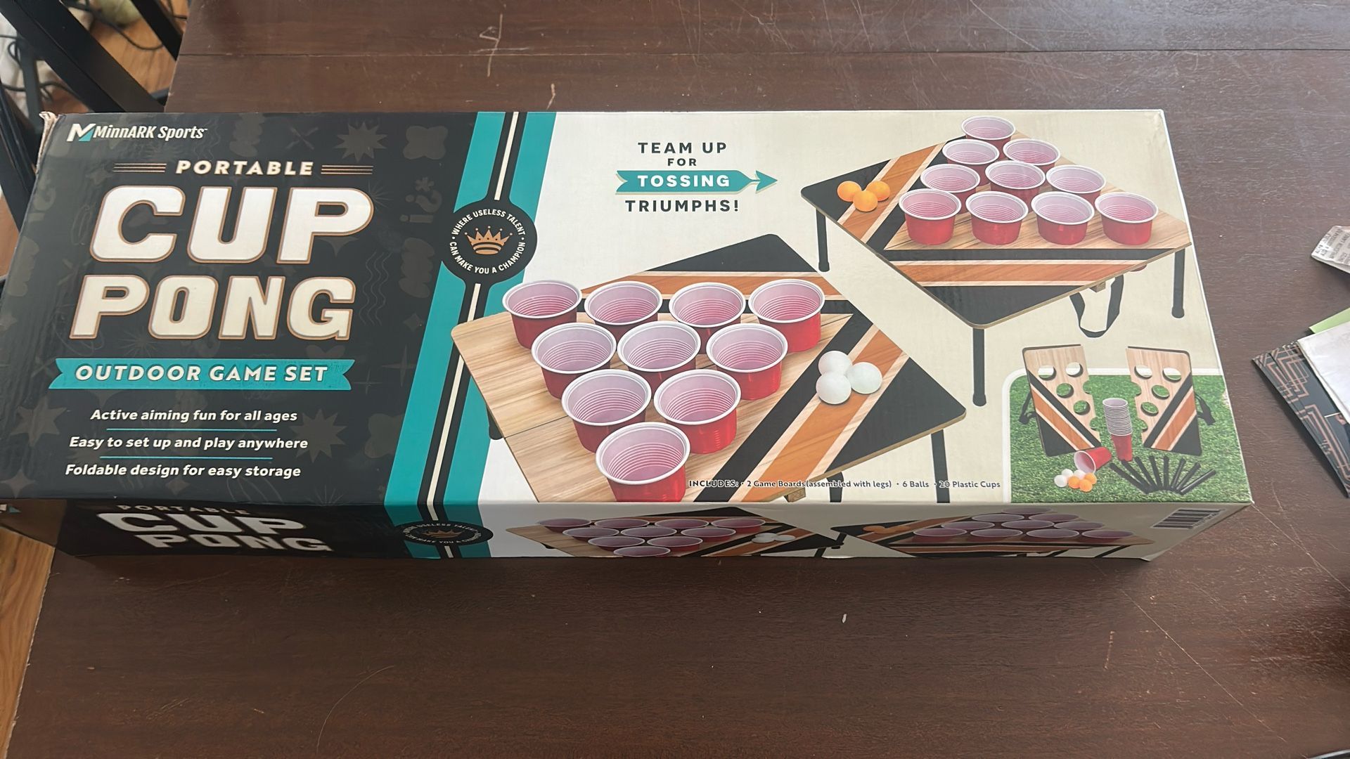 Portable Beer Pong Game Set
