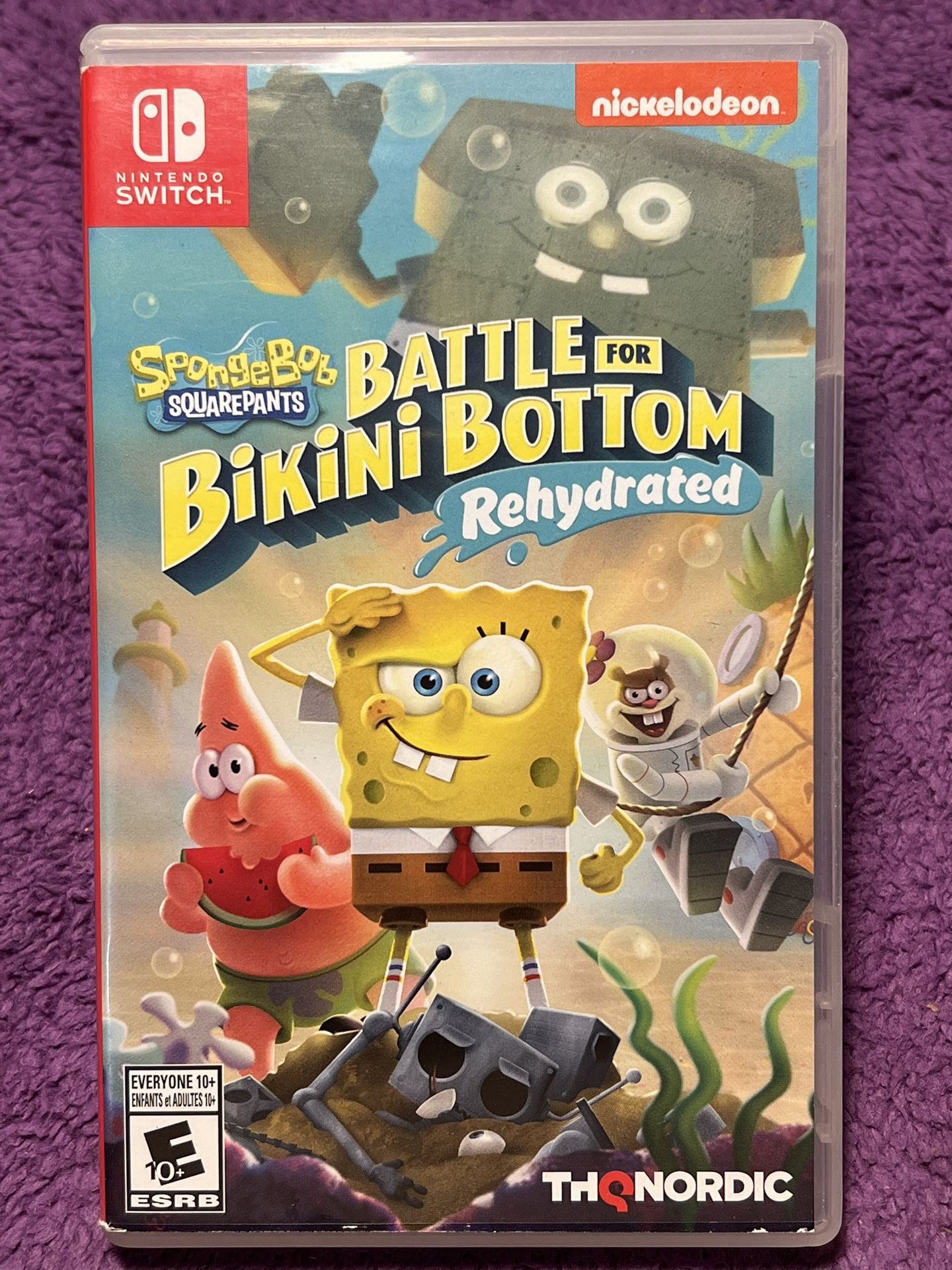 Nintendo Switch SpongeBob SquarePants Battle Of Bikini Bottom Rehydrated