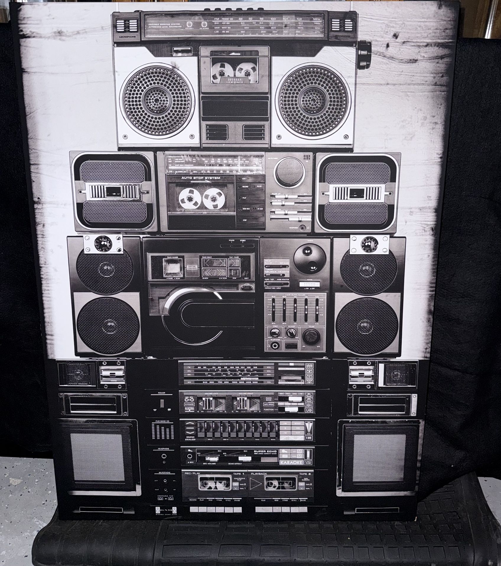 Vintage Stereo Wall Art 🖼️ Picture
