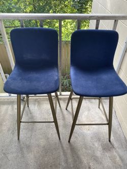 Blue Bar Stools