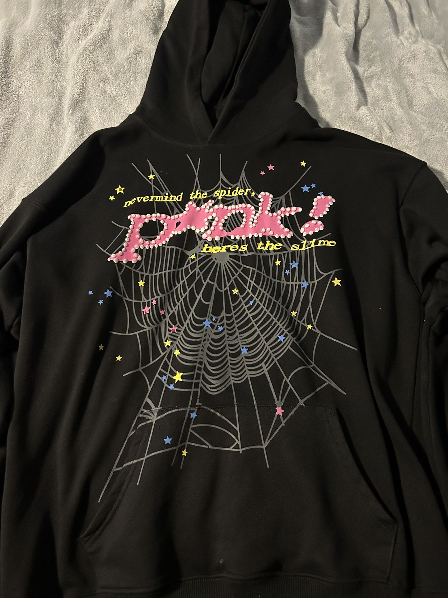 Sp5der Hoodie Black Size M