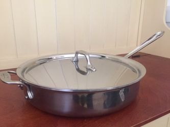 All-Clad stainless steel 3 Qt sauté pan with lid