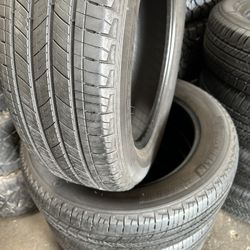 Set Used Tires Size 225/60/18 Michelin