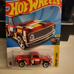 Hot Wheels '69 Chevy Pickup Red 