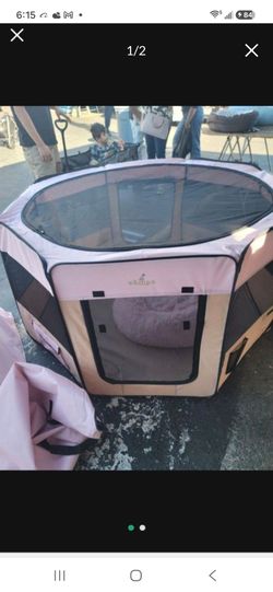 Pet Foldable Playpen Jumbo Jumbo size WITH BAG  61"×61"× 30 "