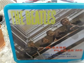 The Beatles collectible lunch box album cover Please Please Me