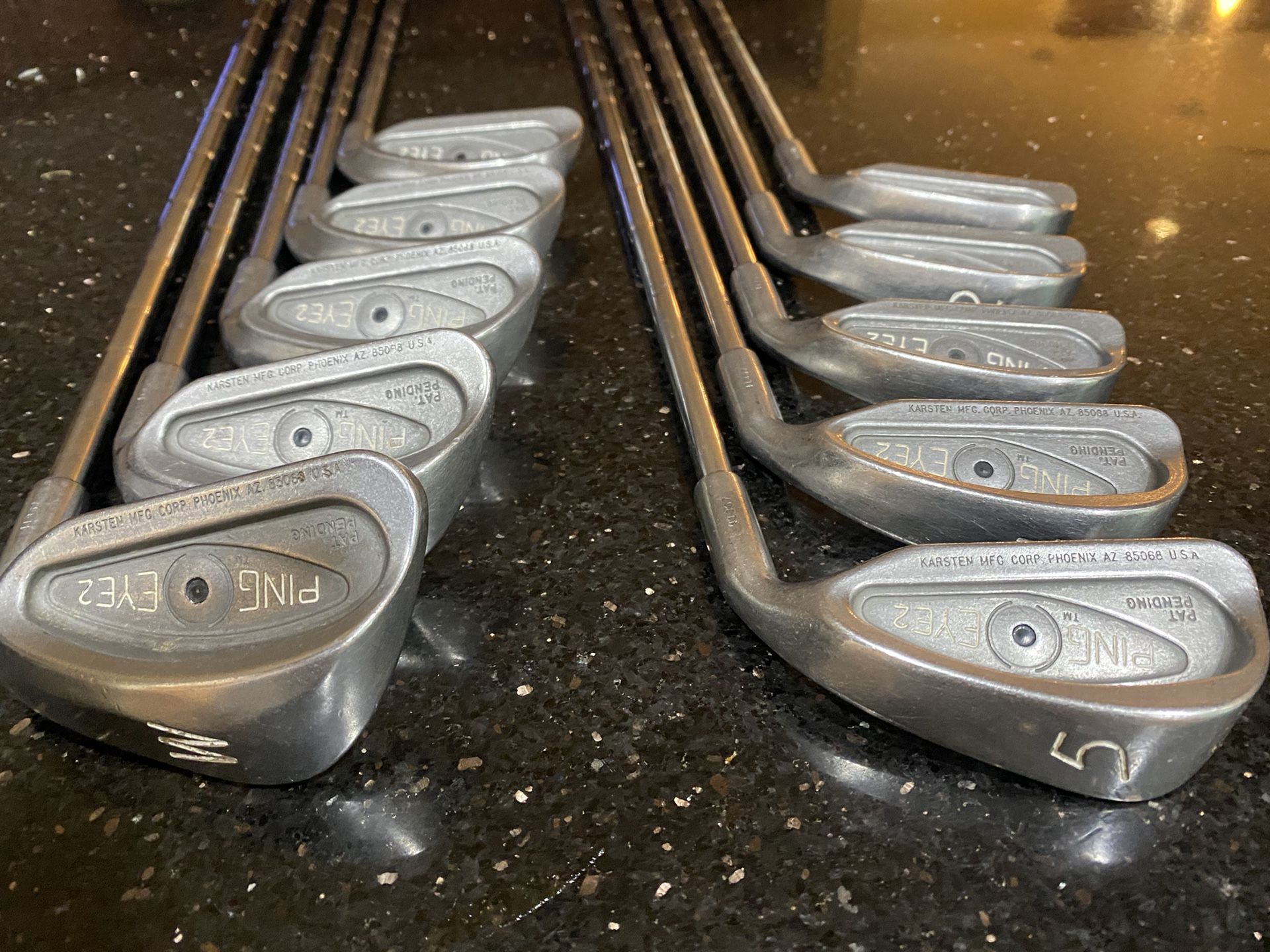 Classic Ping EYE2 Irons Full Set (RH, Black Dot) Golf Clubs