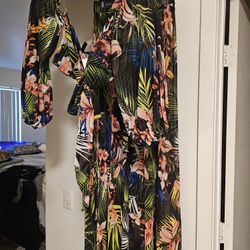 Printed 2-Piece Wide Leg Set