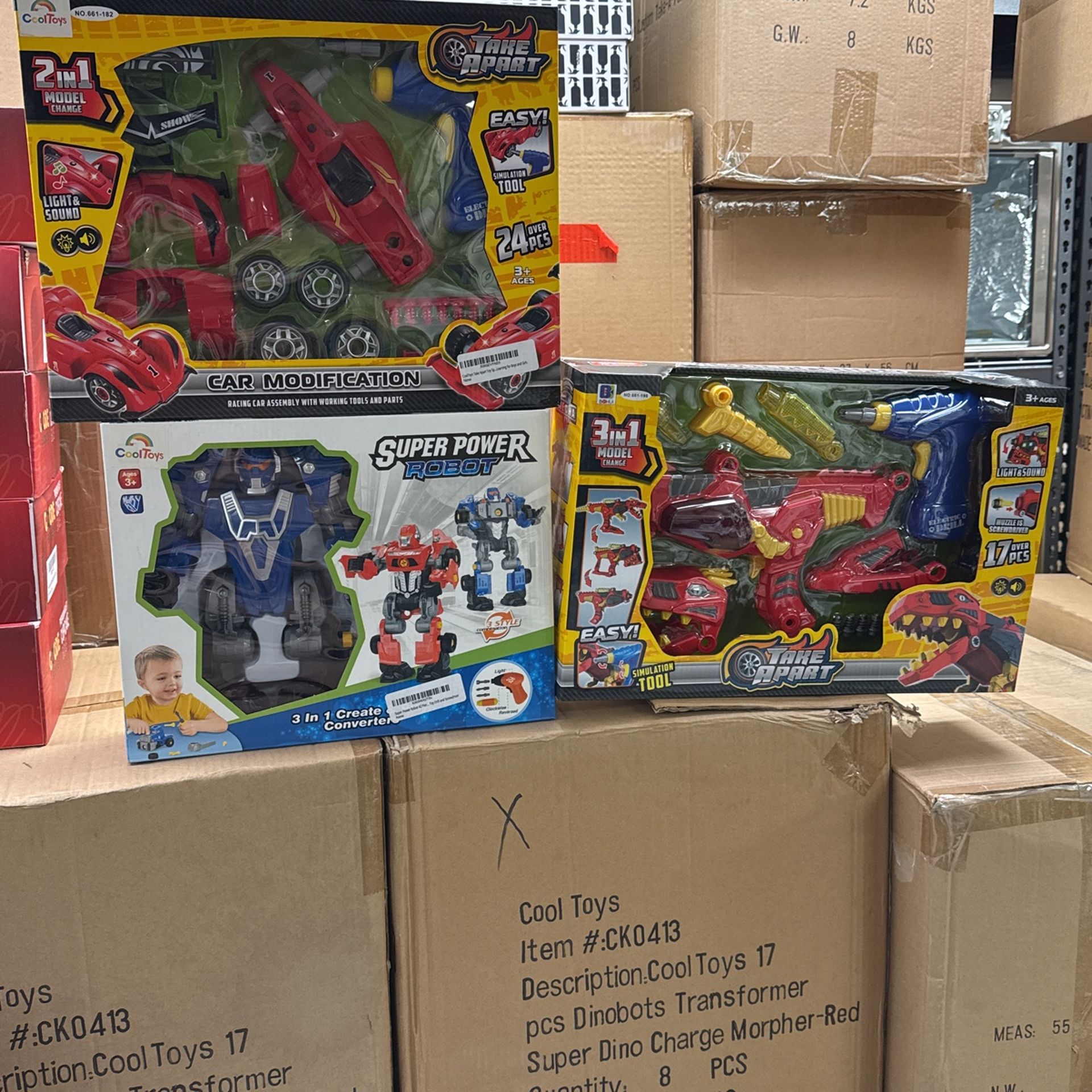 Huge Lot Of 60 Cool Toys Take Apart Toys $2.00 Each