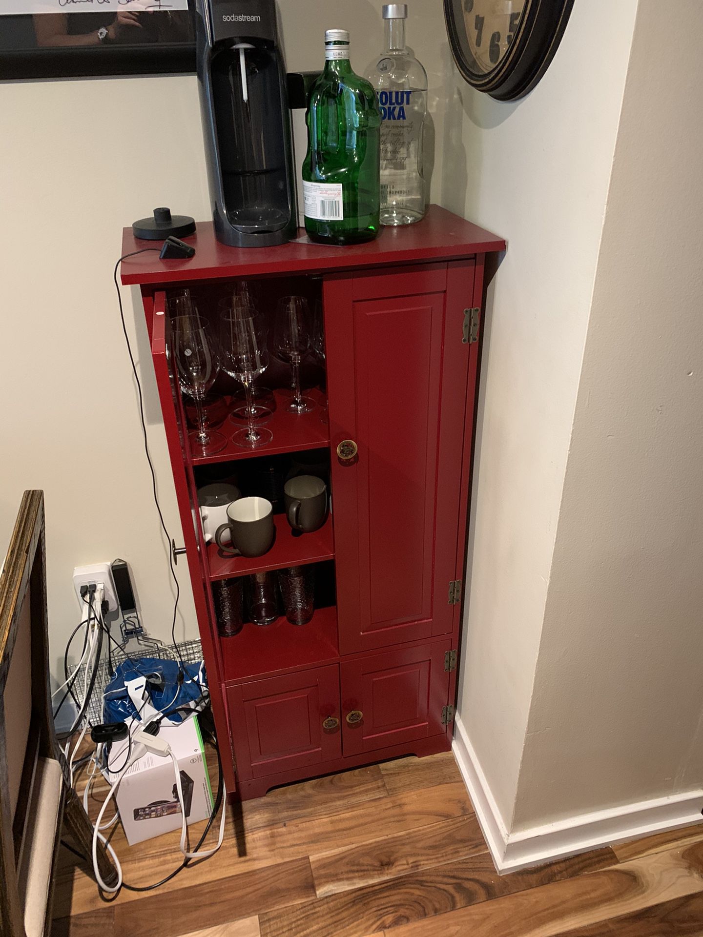 Red cabinet