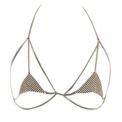 Rhinestone Body Jewelry for Women — Nightclub, Party, and Rave Wear