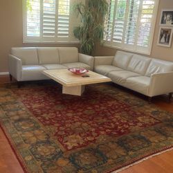 2 Genuine Leather Sofa