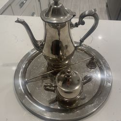 The Sheffield Tea Set/ Silver Plated