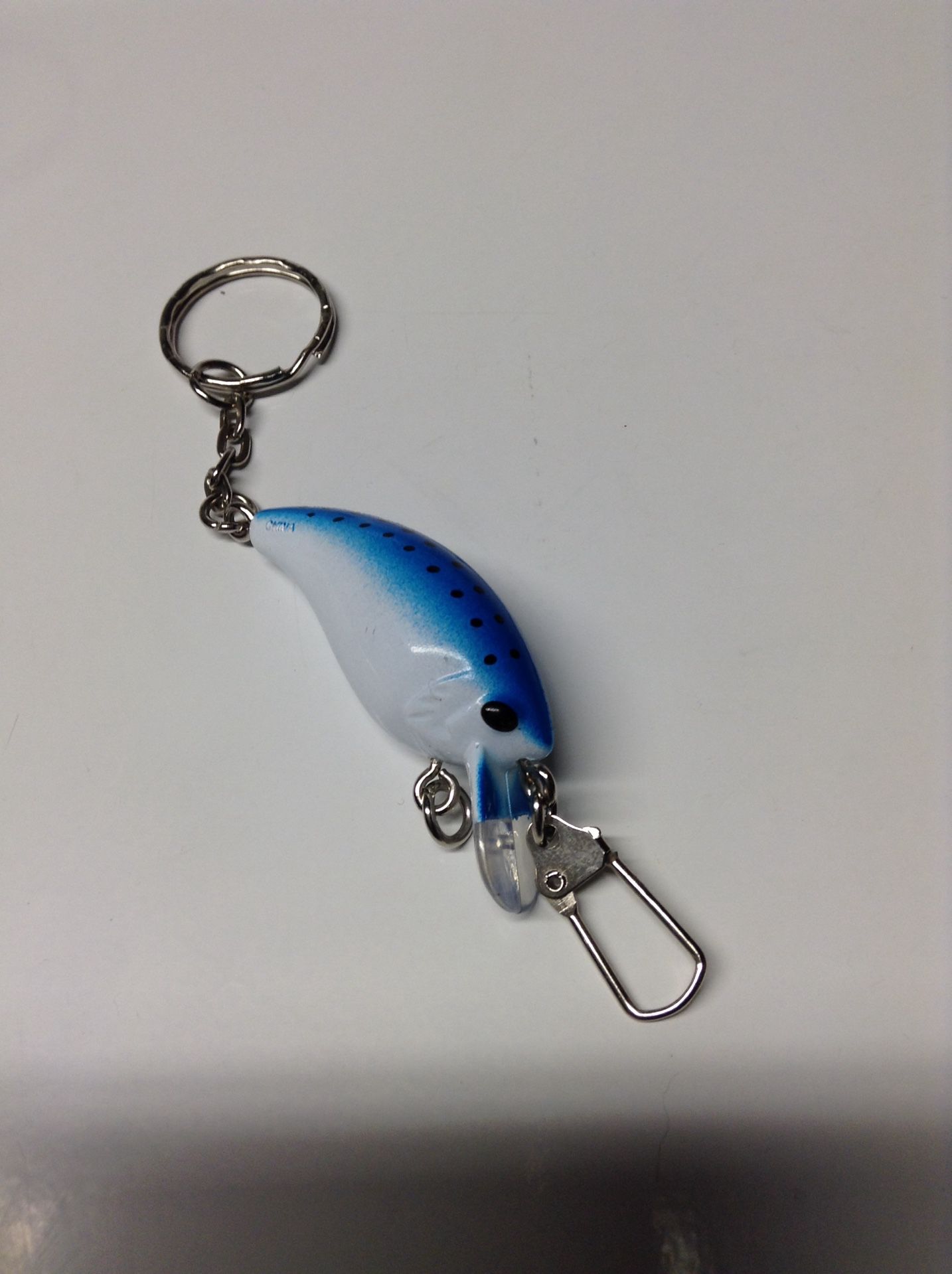 Fishing lure keychain