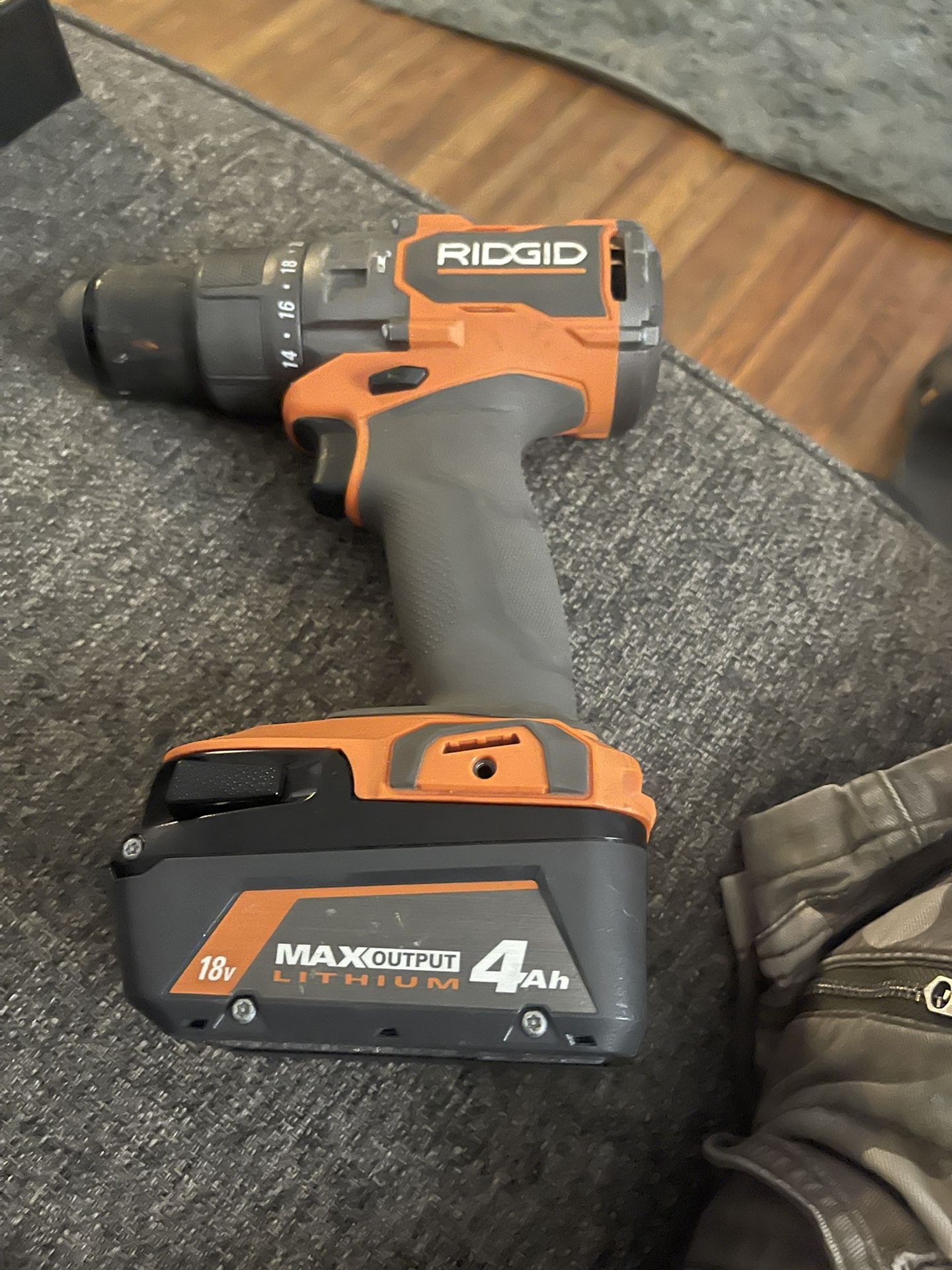 Ridgid Drill And Battery Only