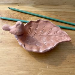 Clay Bird Feeder 
