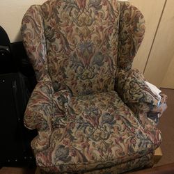 Rarely Used Accent Chair W/ Original Cloth