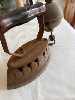 Antique gas iron