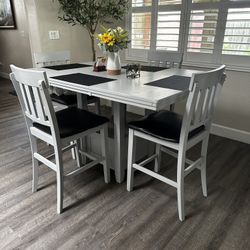 Dining Table With Four Chairs