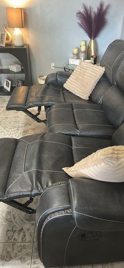 Black couches
