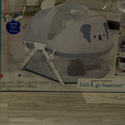 Baby Folded And Go Bassinet 