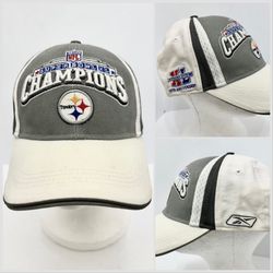 Pittsburgh Steelers Super Bowl XL World Champions Velcro Strap Cap