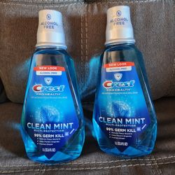 Crest mouthwash $ 4 EACH 