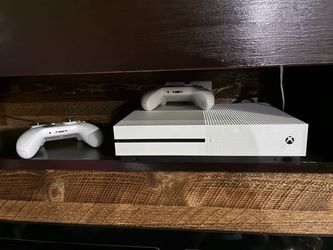 Xbox One S Console with Two Controllers