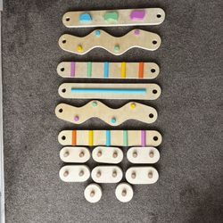 Kids Wooden Balance Beam 