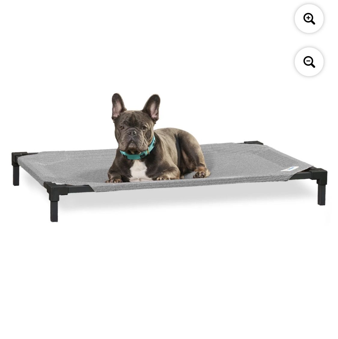 Dog Bed New Elevated Cool Portable Gray Large