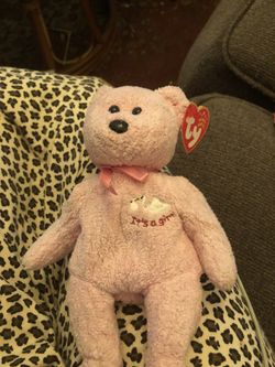 Baby girl beanie baby bear