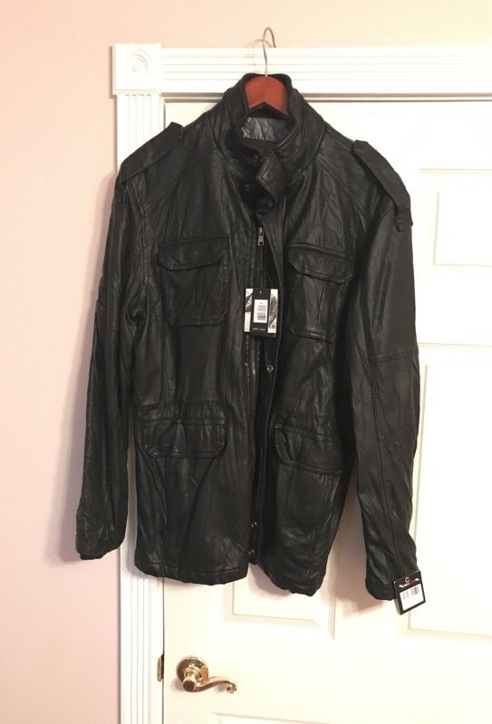 Real leather jacket size xl