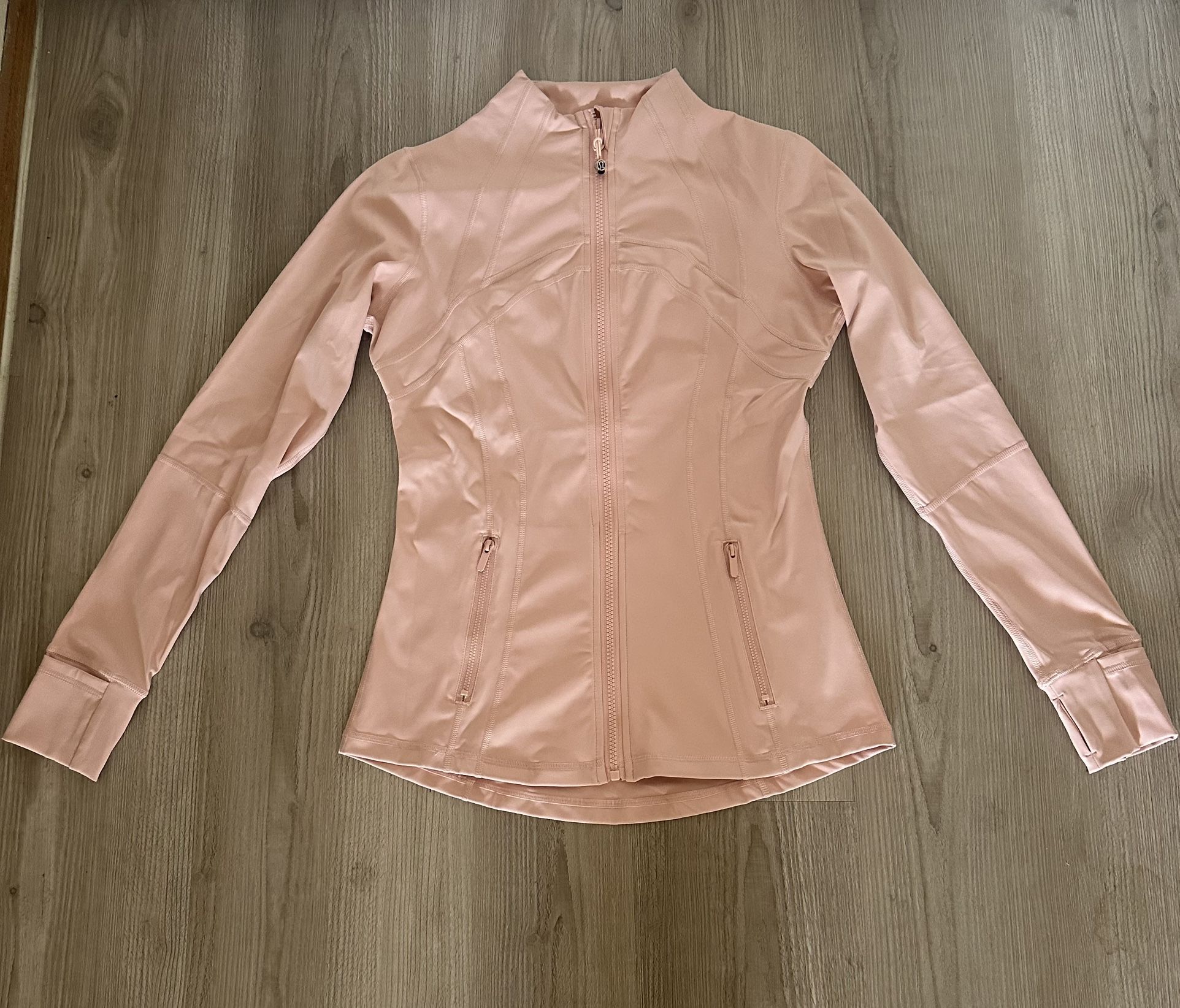Lululemon Set Pink Jacket And Leggings Size 6