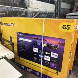 Roku Tv 65” Read Description ( Take It Home In Payments / Llévalo A Casa En Pagos)