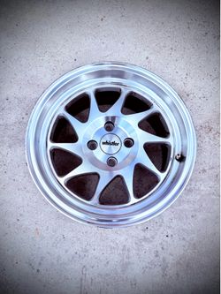 Set of 4 Whistle rims size 15 in mint condition