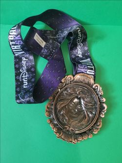Disney Madame Leota Run Disney Race Medal Run Virtual 5k Haunted Mansion.