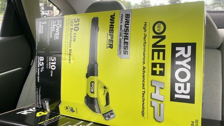 RYOBI ONE+ HP 18V Brushless 510 CFM Whisper Series blower