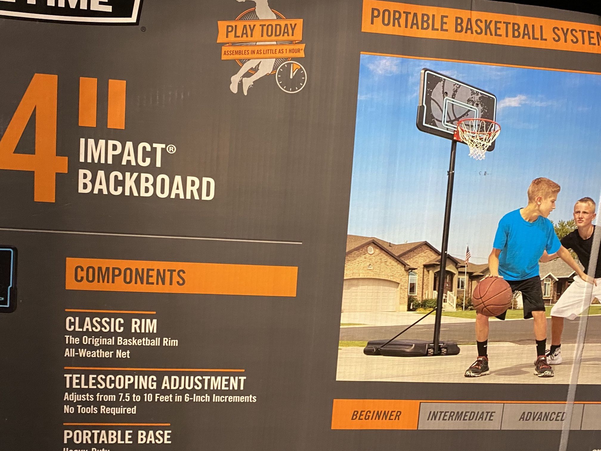 44 “ Portable Basketball Hoop